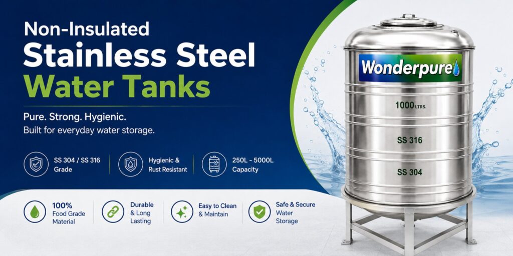 Non-Insulated Water Tanks non insulated tank manufacturer