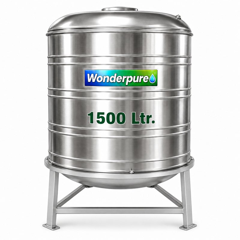 1500 Litre Stainless Steel Water Tank
