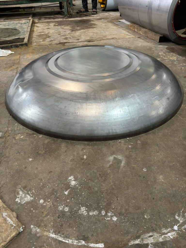 1250 MM Stainless Steel Top & Bottom Dish Set Top & Bottom Dishes for 1500 Ltr SS Tank