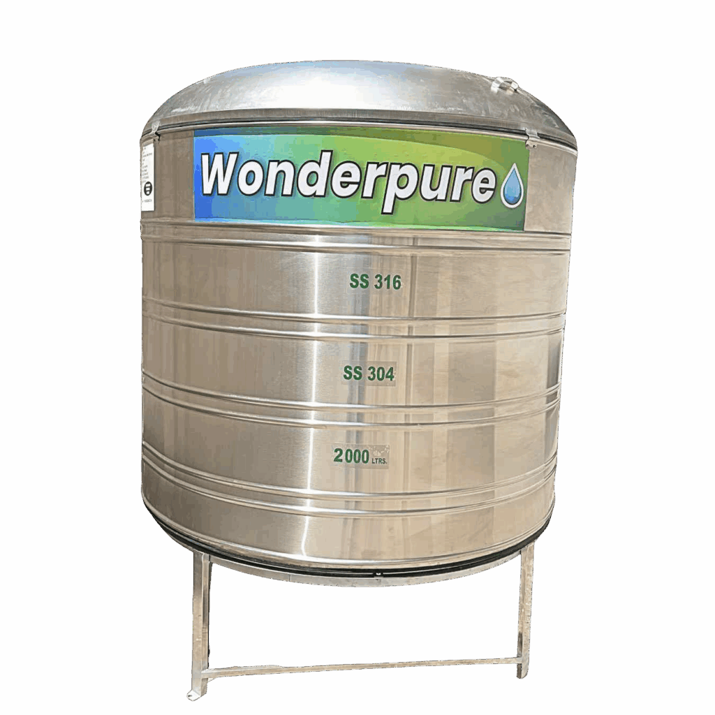 2000 l insulated ss water tank